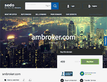 Tablet Screenshot of ambroker.com